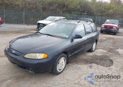 1997 Hyundai Elantra Gls из США, поврежденный, VIN KMHJW34M8VU087076